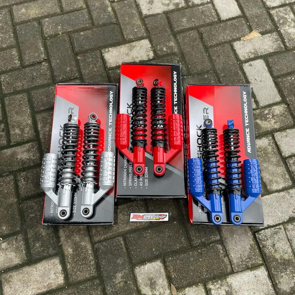 SKOK KYB RZR IMPORT NON CLICK 320mm shock belakang model KYB RZR IMPORT 320mm non klik