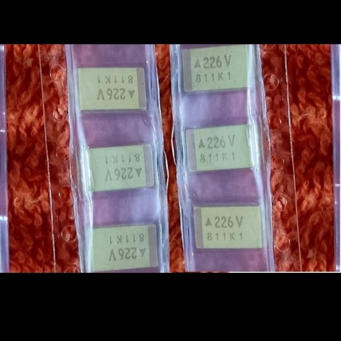 SB99 kapasitor capacitor elco tantalum 22uf 22 uf 226 smd
