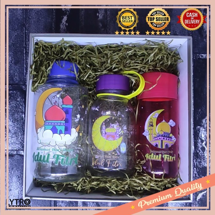 

Hampers Lebaran Unik Lucu Murah Keren buat Pacar / Parcel - Hampers Lebaran Idul Fitri Tumbler - Botol Minum Custom