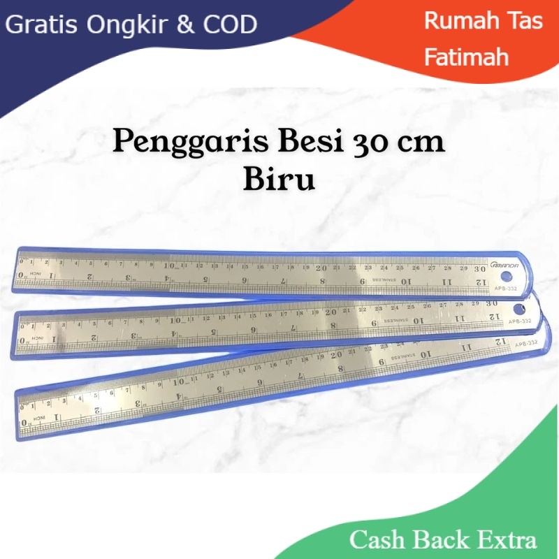 

Promo (Isi 6 Pcs) Penggaris Besi Stainless Steel Panjang 30 cm Murah By Rumah Tas Fatimah