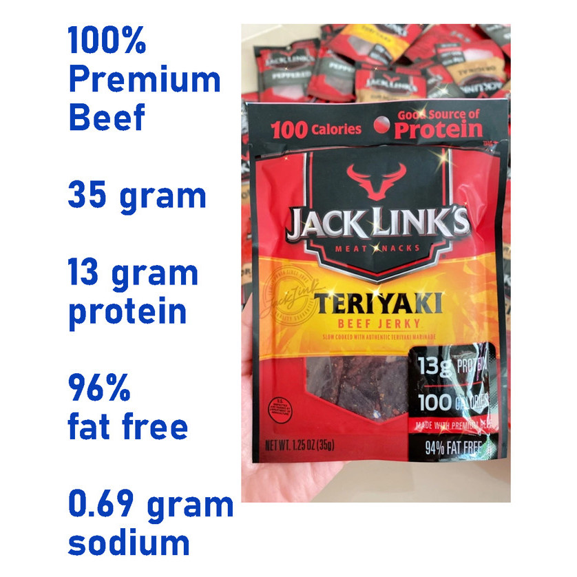 

Jack Links Beef Jerky Dendeng Sapi - 35 gram - USA/Amerika - TERIYAKI