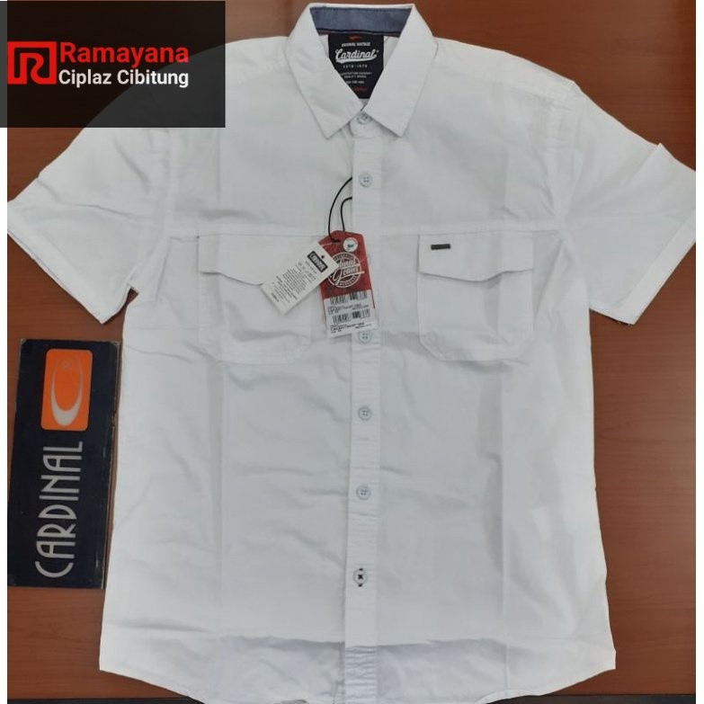 KEMEJA PRIA CARDINAL JEANS POLOS