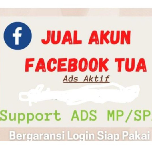 akun facebook tua Support iklan