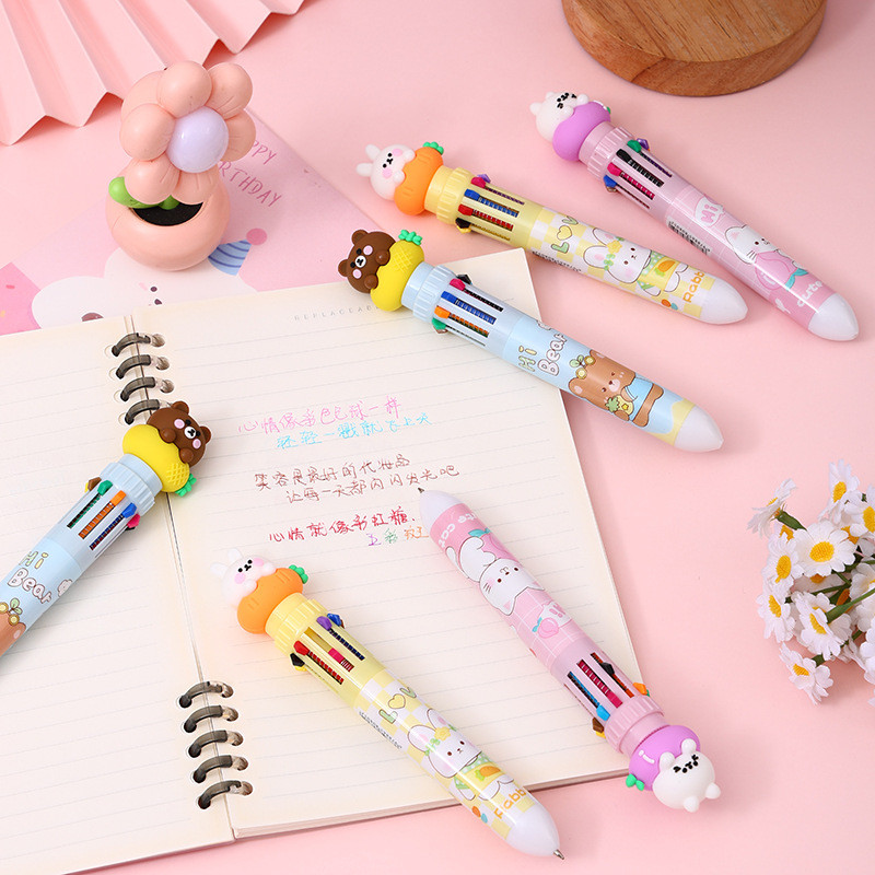 

PULPEN MEKANIK 0,5MM 10 WARNA TINTA MOTIF KARTUN ANIMAL COLORFUL YANG LUCU DAN MENGGEMASKAN