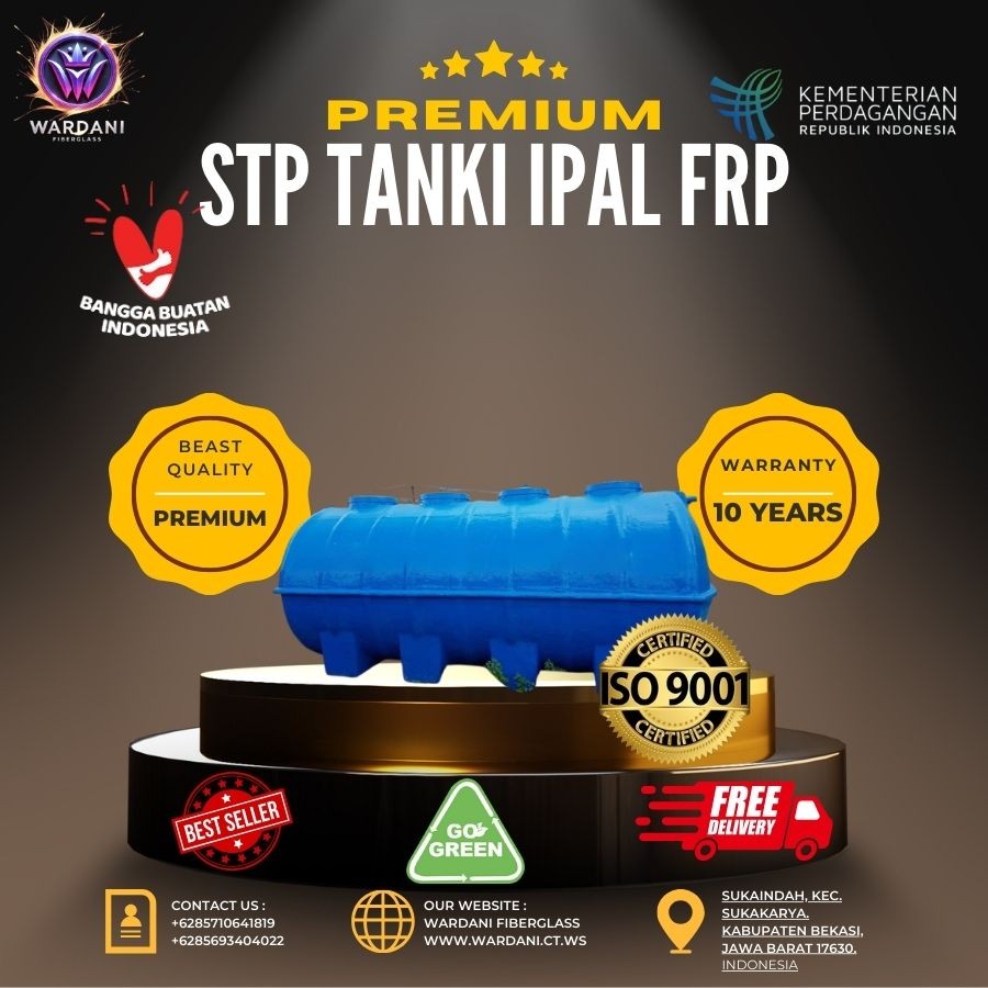 IPAL BIOTECH, TANGKI IPAL 8000 LITER, STP 8 KUBIK, biofil biosung