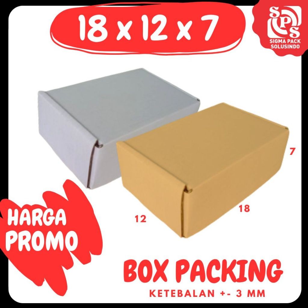 

Kardus 18x12x7 LS Box Packing Dus Packing Kotak Kemasan Karton Brownis Souvenir Hampers Sparepart Minyak Wangi Kosmetik VICTORY JPN