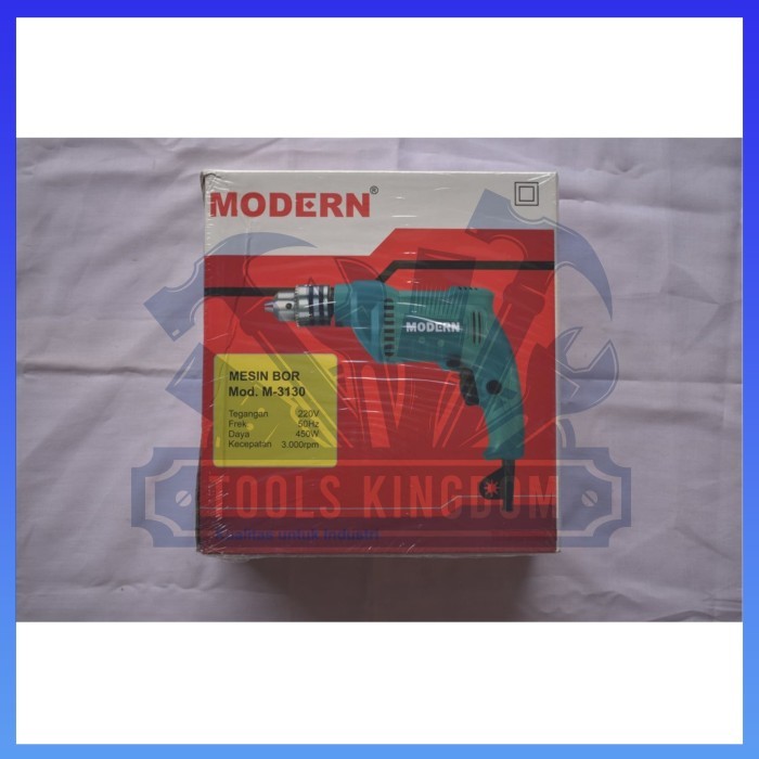 Mesin Bor 13mm MODERN M 3130 / Bor Listrik Bor Tangan Modern M3130
