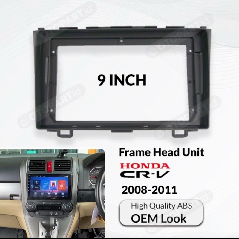 frame list android 9inch CRV gen 3 2008-2011