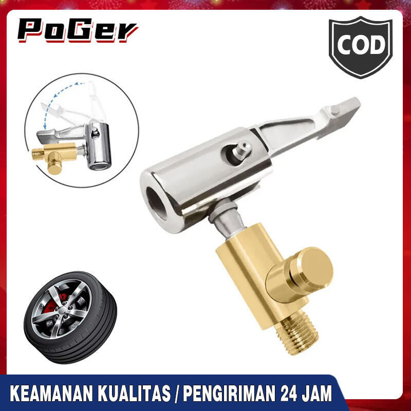 Kepala Pompa Ban Mobil Angin Kepala Isi Angin Nitrogen Model  Air Chuck Keong Chuck Pompa Ban Untuk 