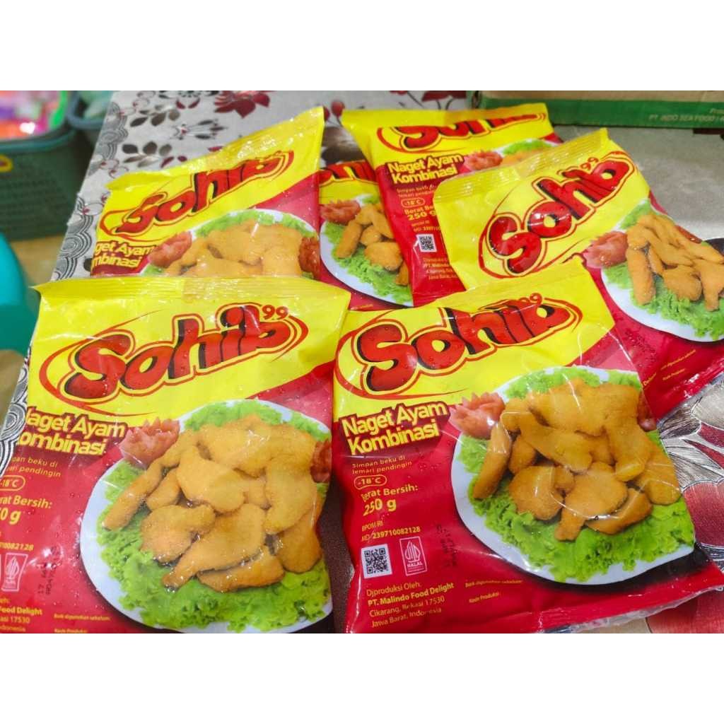 

NAGET SOHIB 500 G/ NAGET AYAM KOMBINASI 500 G