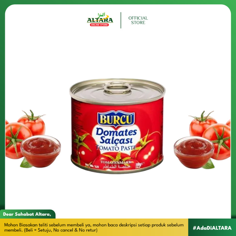 

Burcu Tomato Paste Turkiye / Tahini Sesame Paste / Dried Fig Jam / Saus Tomat Made In Turkey
