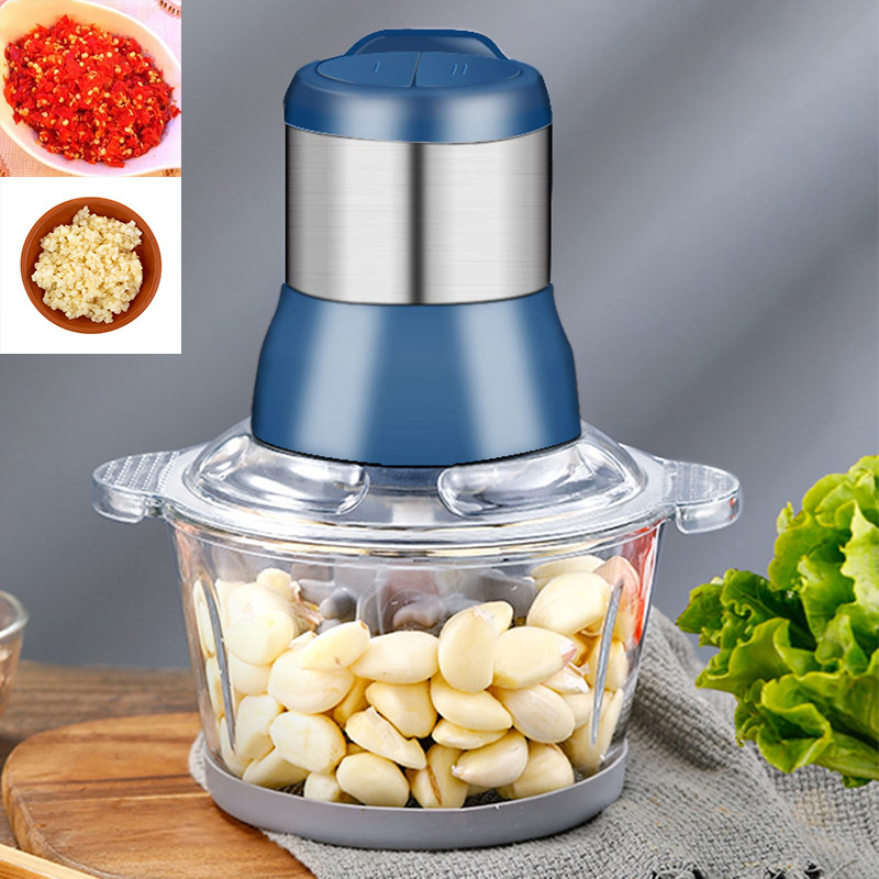 Garlic Peeling Machine Household Small Multi-functional Electric Garlic Pepper Chopped Blender Meat 