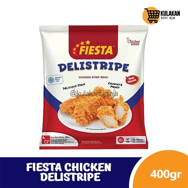

FIESTA CHICKEN DELISTRIPE 400 GRAM