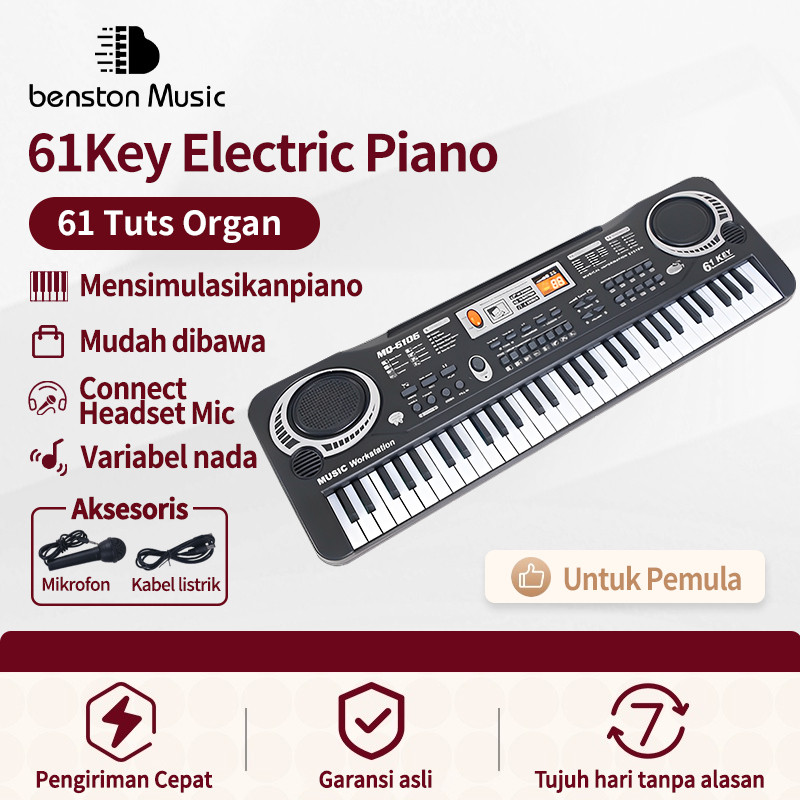 HH94SD Benston Music- Piano Elektronik Untuk Anak-anak, Piano Elektronik Untuk Pemula, Piano Elektro