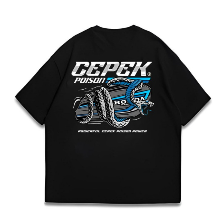 Kaos GL 100 Cepek Poison Original cepek hits kaos GL gank distro pria wanita