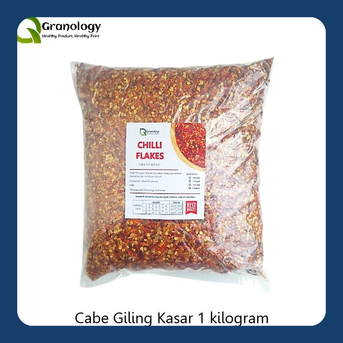 

Cabe Giling Kasar / Chili Flakes (1 kilogram) by Granology