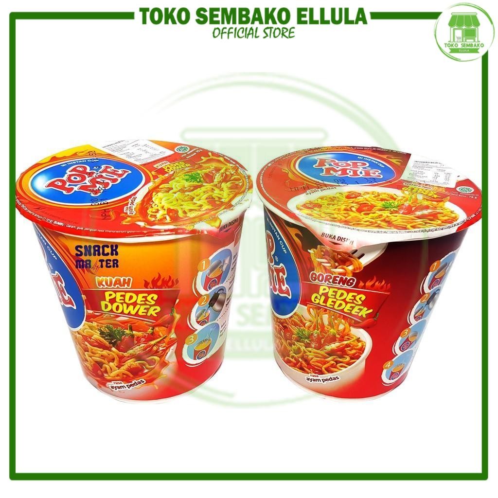 

Toko Sembako ELLULA - POP MIE Pedes Dower/ Pedes Gledek - Netto 75 gram [SATUAN]