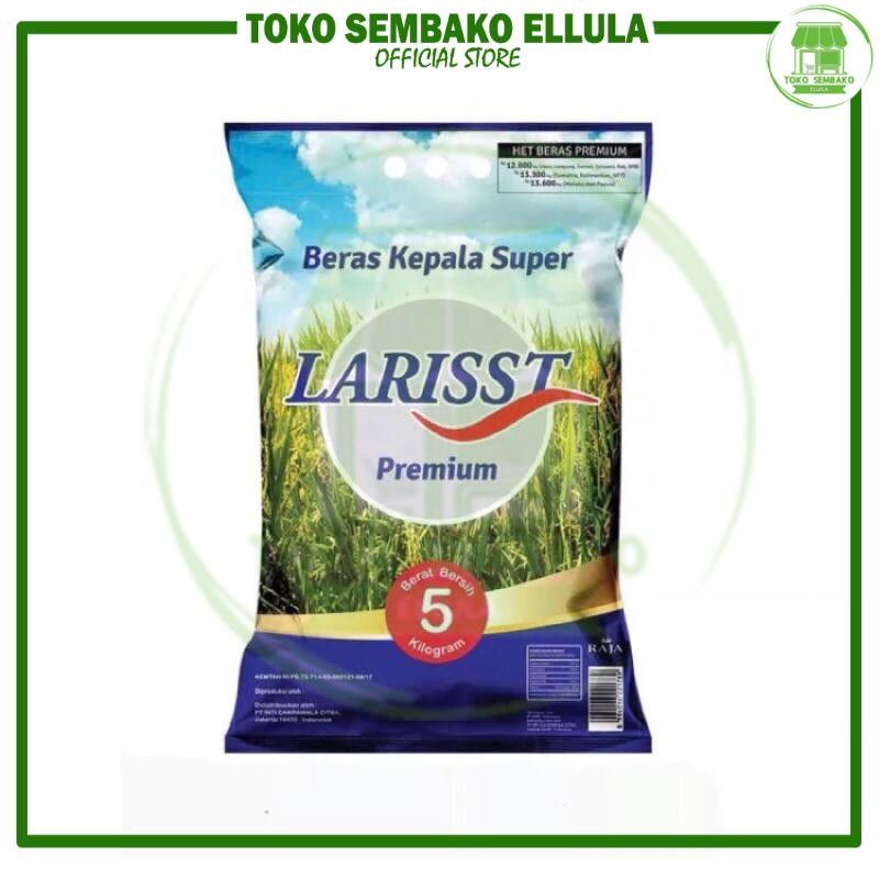 

ELLULA Shop - Beras 5kg Larisst / Ramos / Wangi pulen / Setra pulen