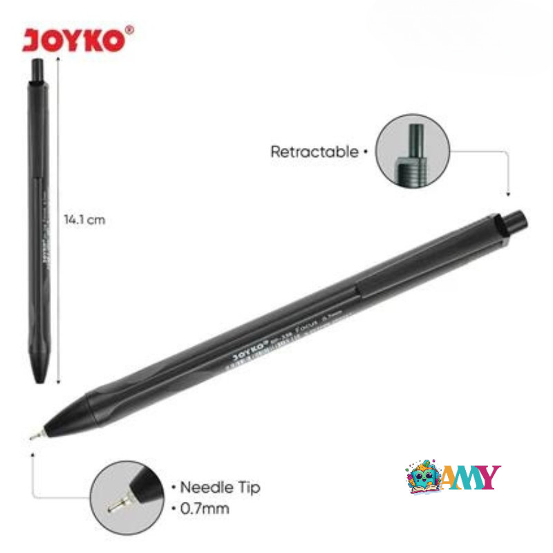 

(1PAK ISI 12PCS)JOYKO BALLPOINT BP-338 AMY STASIONARY