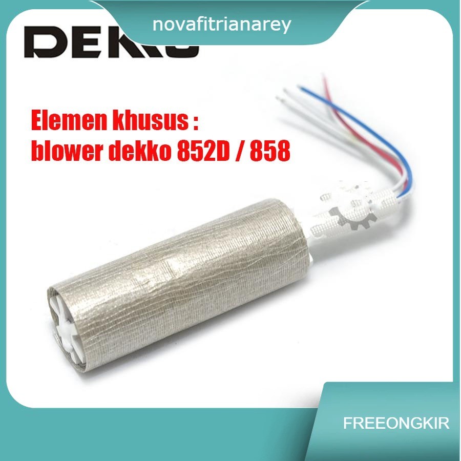 Elemen Solder Uap - Blower Digital Dekko 852D - 858 element
