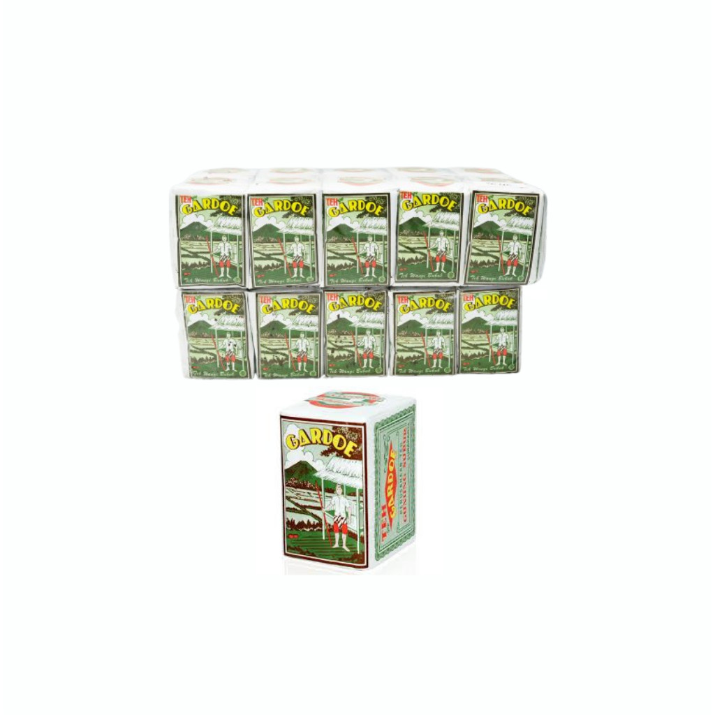 

10PCS Teh Seduh Cap Gardoe Hijau 40g Teh Wangi Bubuk 1 PRESS