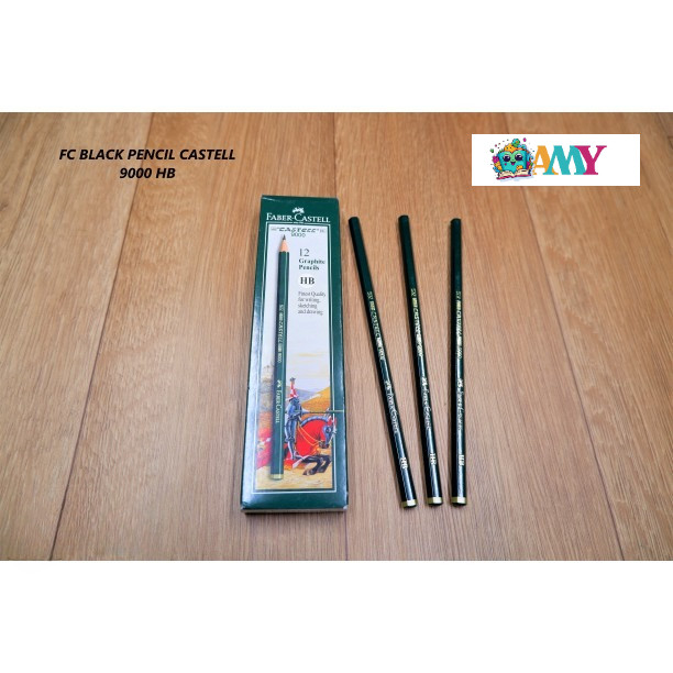 

FC BLACK PENCIL CASTELL 9000 HB AMY STASIONARY