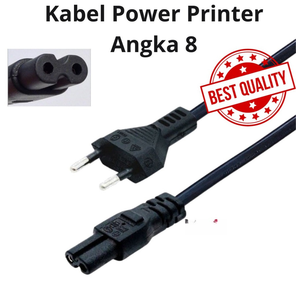 Kabel Power Angka 8 / kabel angka 8 / kabel power printer