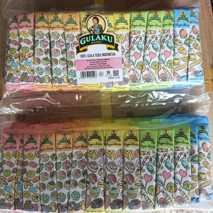 

GULAKU STICK 125 PCS X 8 GR / GULA SACHET / GULAKU STICK