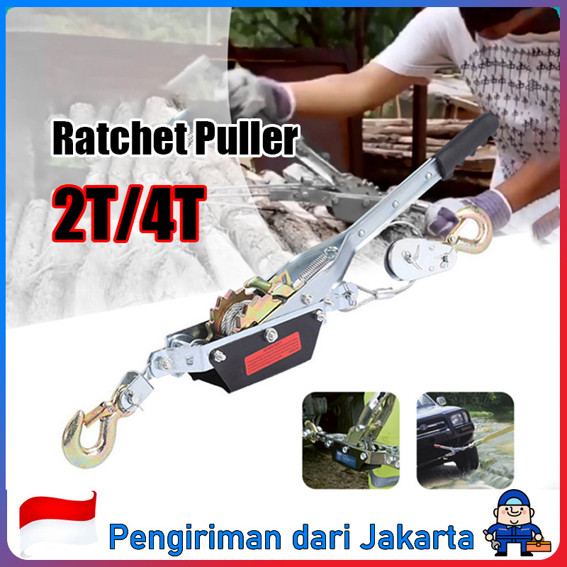 Ratchet puller 2 Ton Ratchet Puller Kawat Grip Rathcet Penarik Ratchet Puller Rachet Mobil Wire Tens
