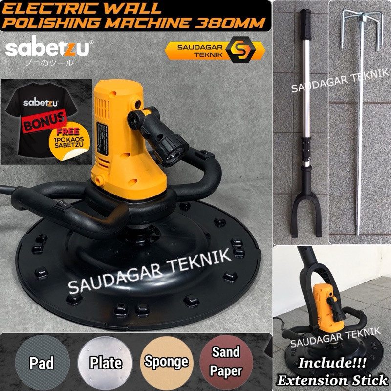 Mesin Pengaduk Cat Semen Alat Perata Poles Plester Acian Dinding Tembok lantai Adukan Semen Cat Acia