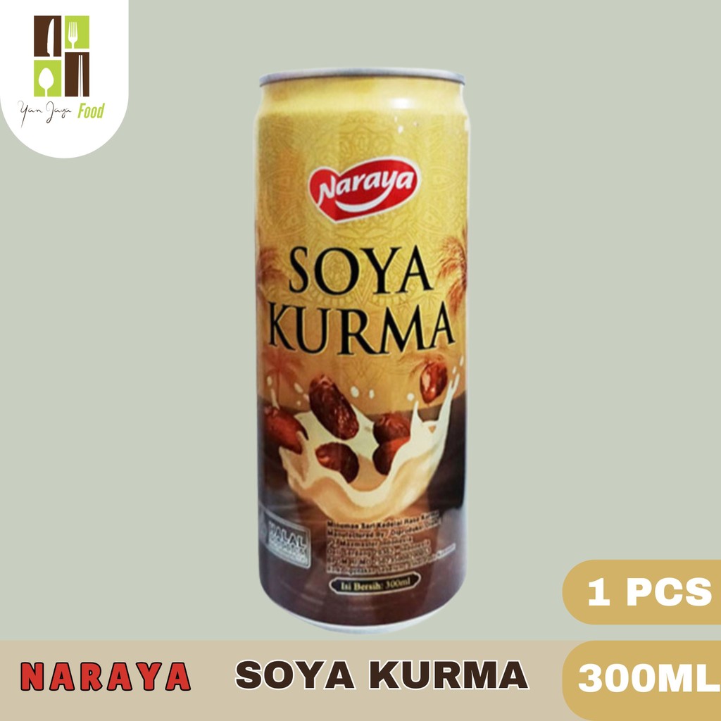 

Naraya Soya Kurma 300ml / 1 PCS / Soya Kurma / Susu Soya Dengan Kurma / Susu Kedelai Dengan Kurma