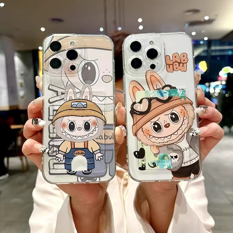 case OPPO Reno 13F 4G 5G Untuk Hp Casing Tempat Kotak Kartu Cassing Card Holder Softcase KBFSHN09
