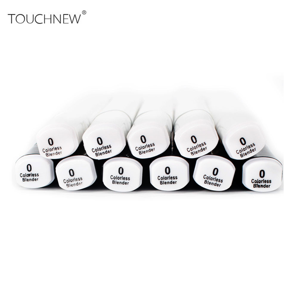 

TouchNew Dual Head Colorless Blender Marker Pen 0# Alcohol Based Marker Pen For Artist School Coloring Sketch Design Stationery
