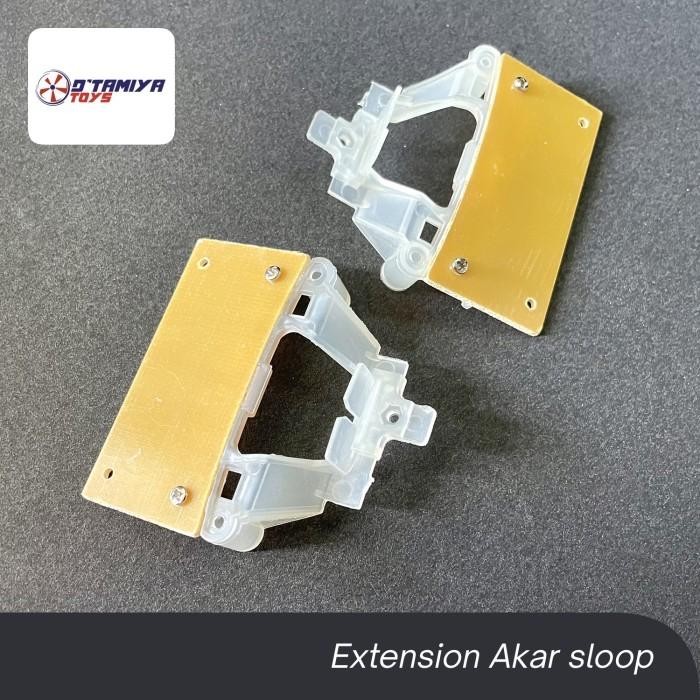 Extension Akar Tamiya Sloop Akar Goyang Bemper Belakang Sloop Fiber