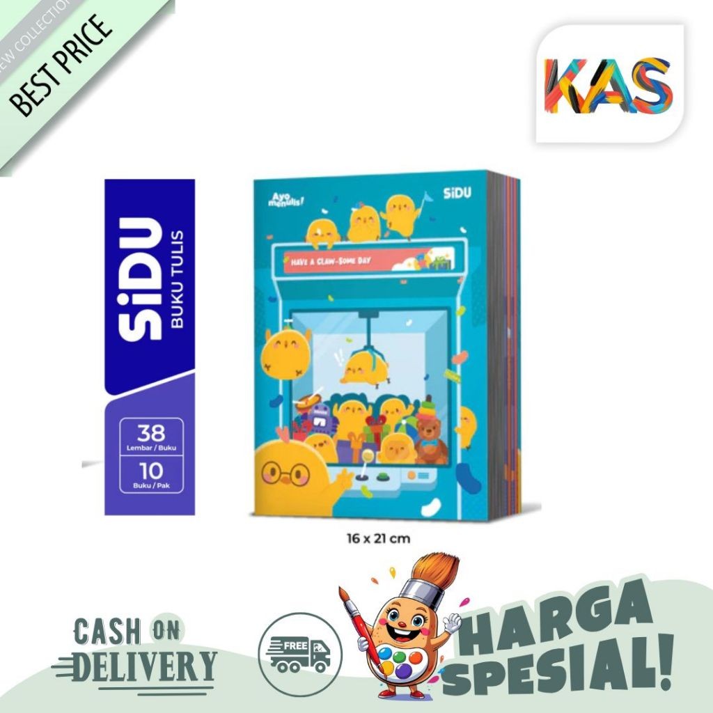 

Buku Tulis Sinar Dunia (SIDU) 38Lembar isi 10 pcs
