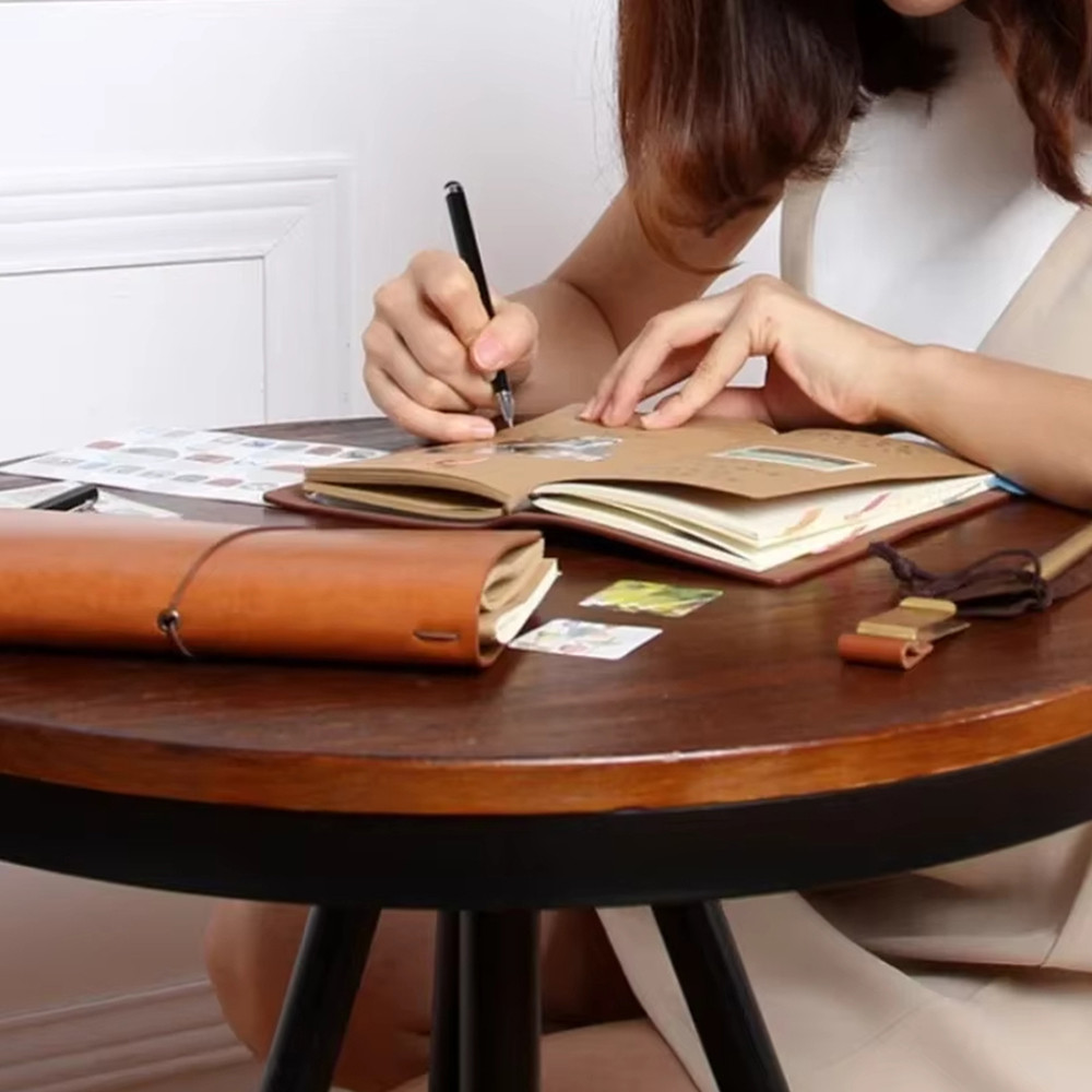

New A6 Hand Ledger Portable Multifunctional Note Book Cover Stationery Supplies Retro Loose-leaf Notebook Cover