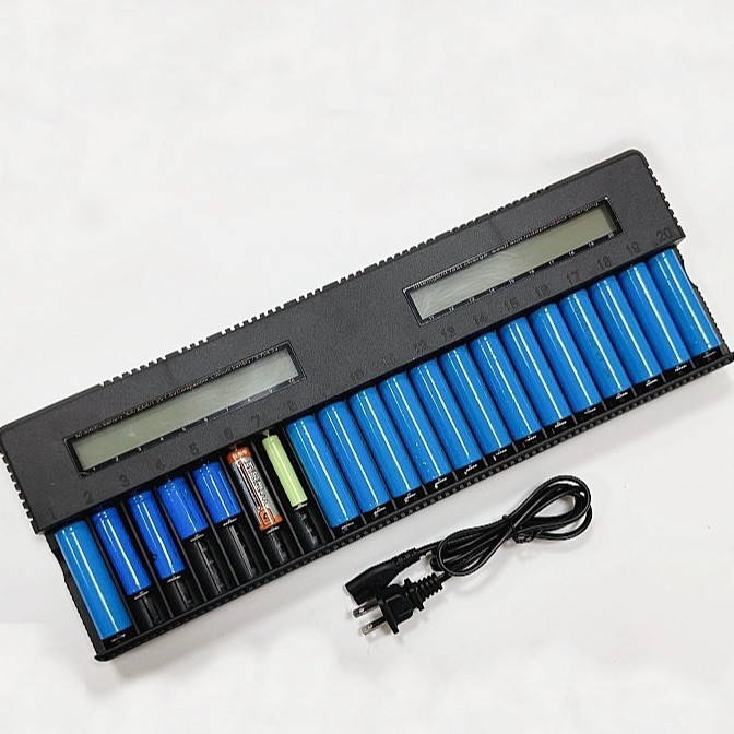 Charger Digital Batre 18650 Fast Charging 12 Slot Dan 20 Slot