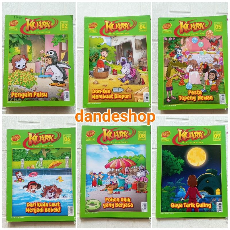 Kuark Level 2 Tahun 11 12 13 Majalah Komik Sains Kelas Olimpiade 3 4 SD Bekas Preloved - BUKUGRAFI
