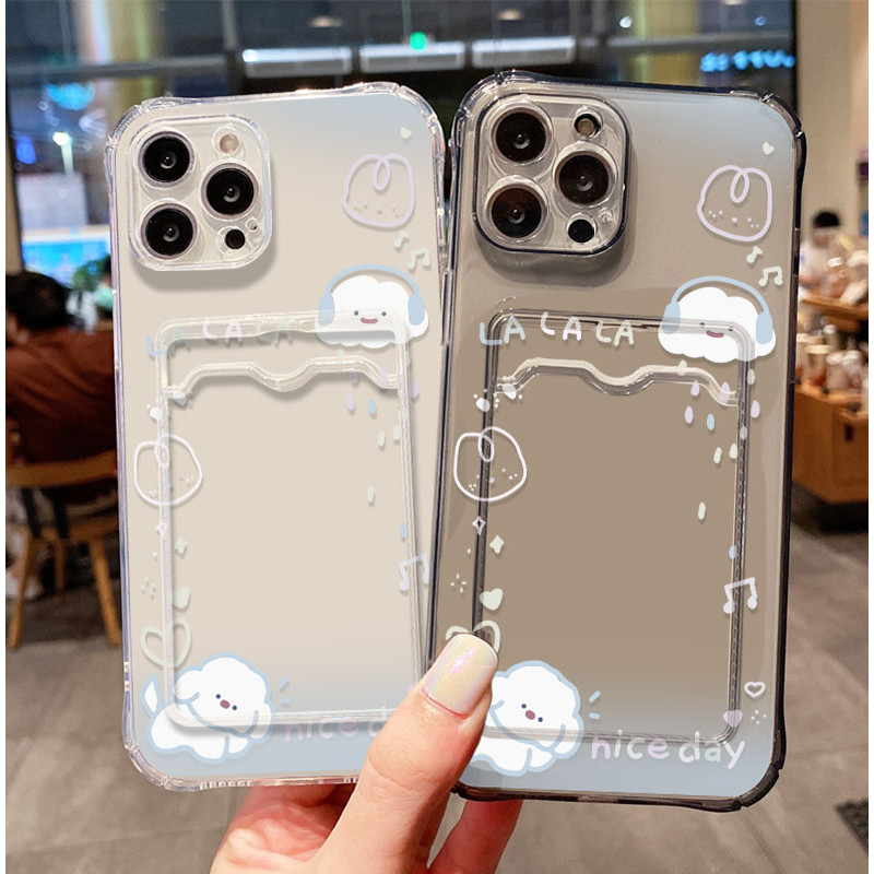SoftCase ATM ID Card The Raining Day pattern Casing For Realme Note 60 60x 50 Narzo N63 N61 10 N53 5