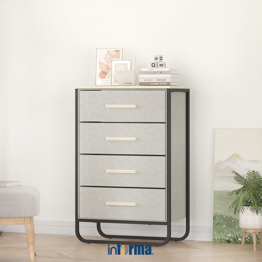 Informa Fredie Laci Penyimpanan - Abu-Abu Laci Kabinet Serbaguna Cabinet Penyimpanan Indoor Multifun