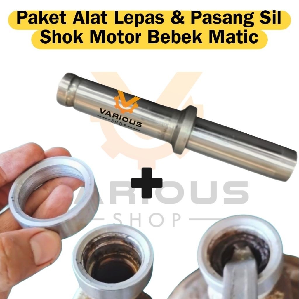 Paket Alat Lepas dan Pasang seal sil Shock depan motor bebek matic as26 Treker Sil Shockbreaker
