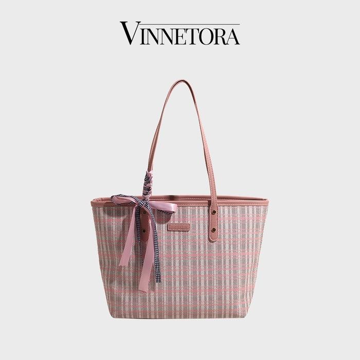 VINNETORA Tas Selempang Wanita Totebag Wanita Tas Kuliah Wanita Tas Kerja Wanita Korean Style Elegan