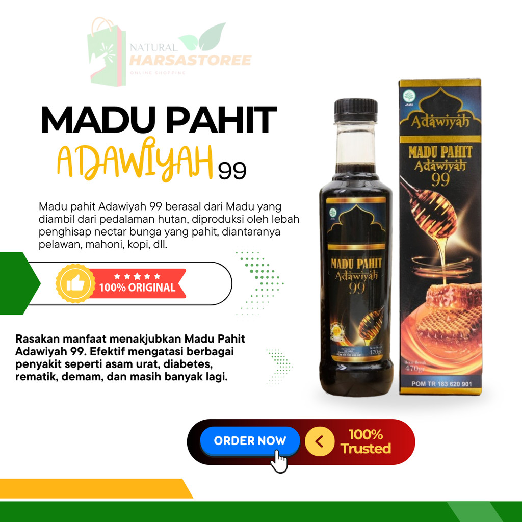 

[COD] MADU PAHIT HITAM | MADU PAHIT ADAWIYAH 99 | MADU HERBAL BATUK,DIABETES,HIPERTENSI
