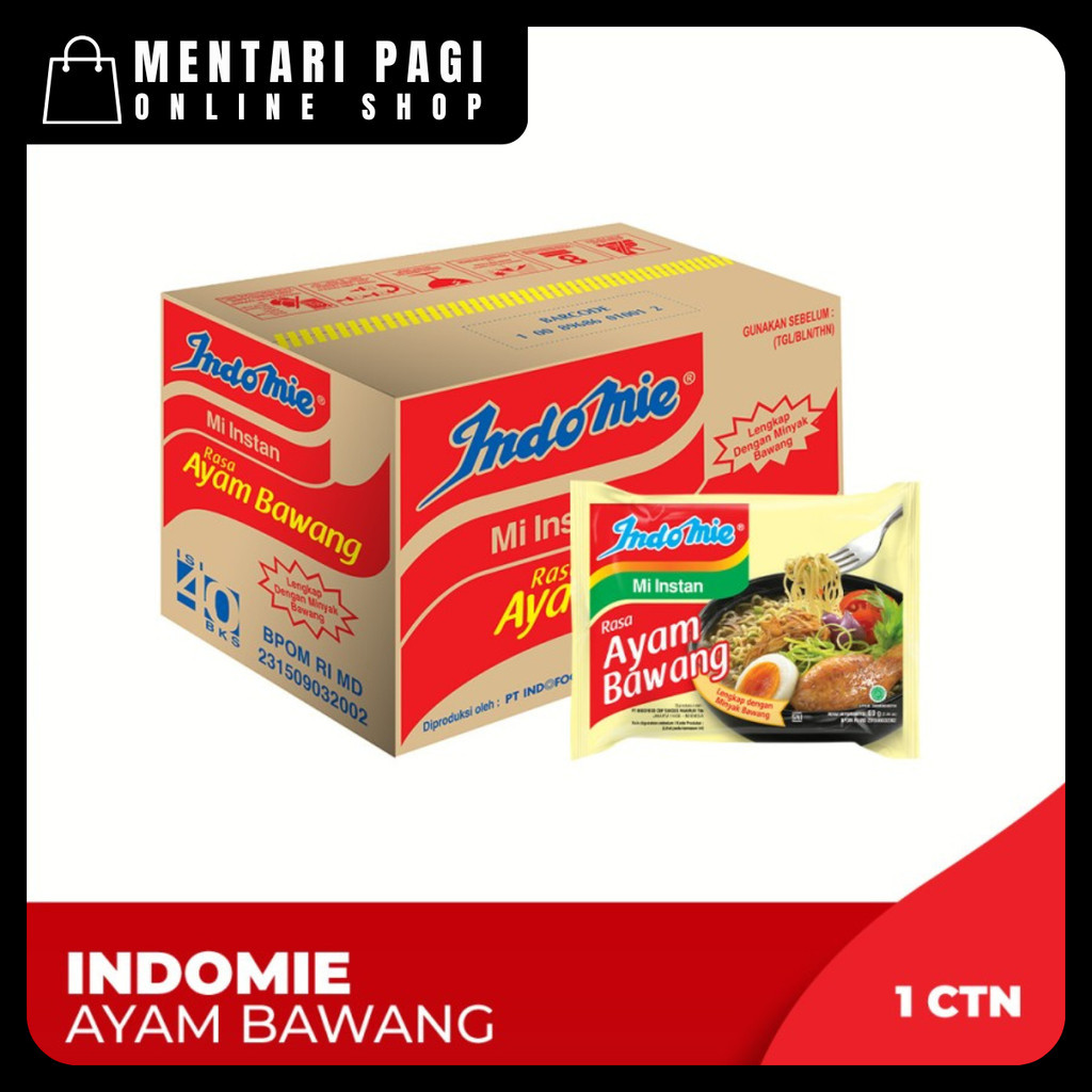 

Indomie Ayam Bawang - 1 Dus 40 Pcs