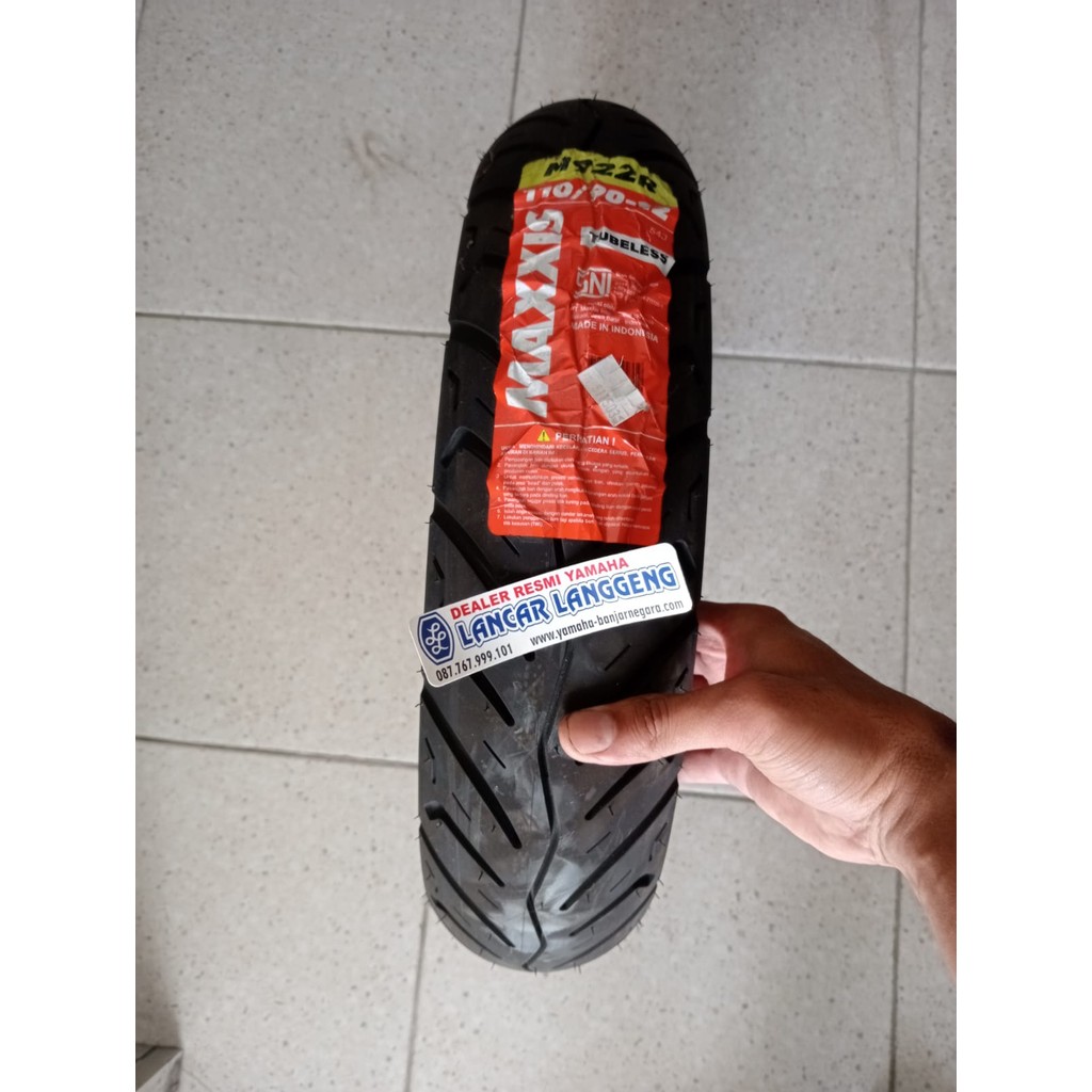 BAN LUAR MAXXIS M922R / BAN BELAKANG FREEGO / SCOOPY UKURAN 110/90-12 TUBELESS