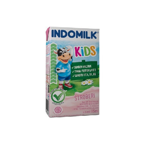 

INDOMILK UHT KIDS STRAWBERY 115ML