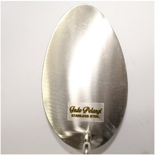 READY STOCK Cetok Semen Telur Stenlis / Cetok Semen Stainless Kecil - Besar / Sendok Semen Stainlis 