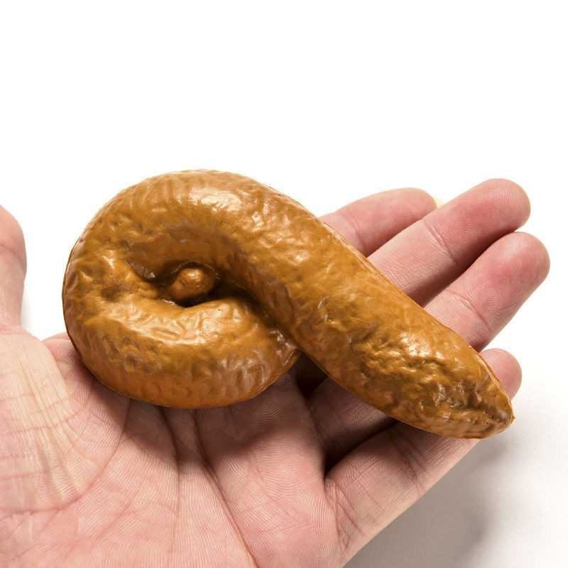 Maianan Bentuk Kotoran Tai Palsu Prank Squishy Anti Stress Ball Bentuk Kotoran Realistic / Mainan Ta