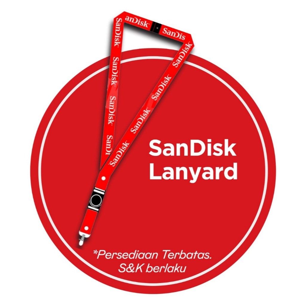 

Free Lanyard Sandisk untuk produk sandisk