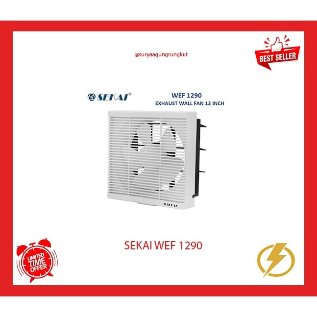 EXHAUST FAN SEKAI 12 INCH - WEF 1290